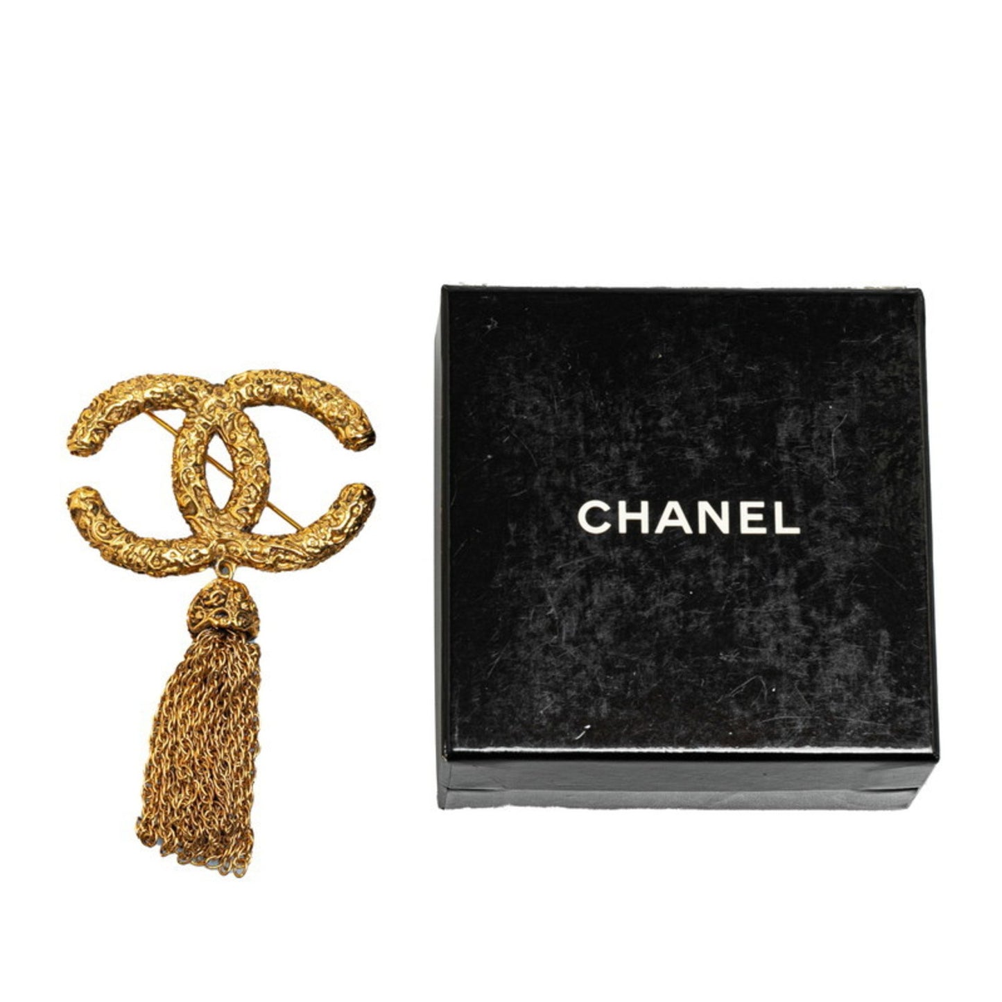 Chanel Coco Mark, Gold, Gold Plated, brooch