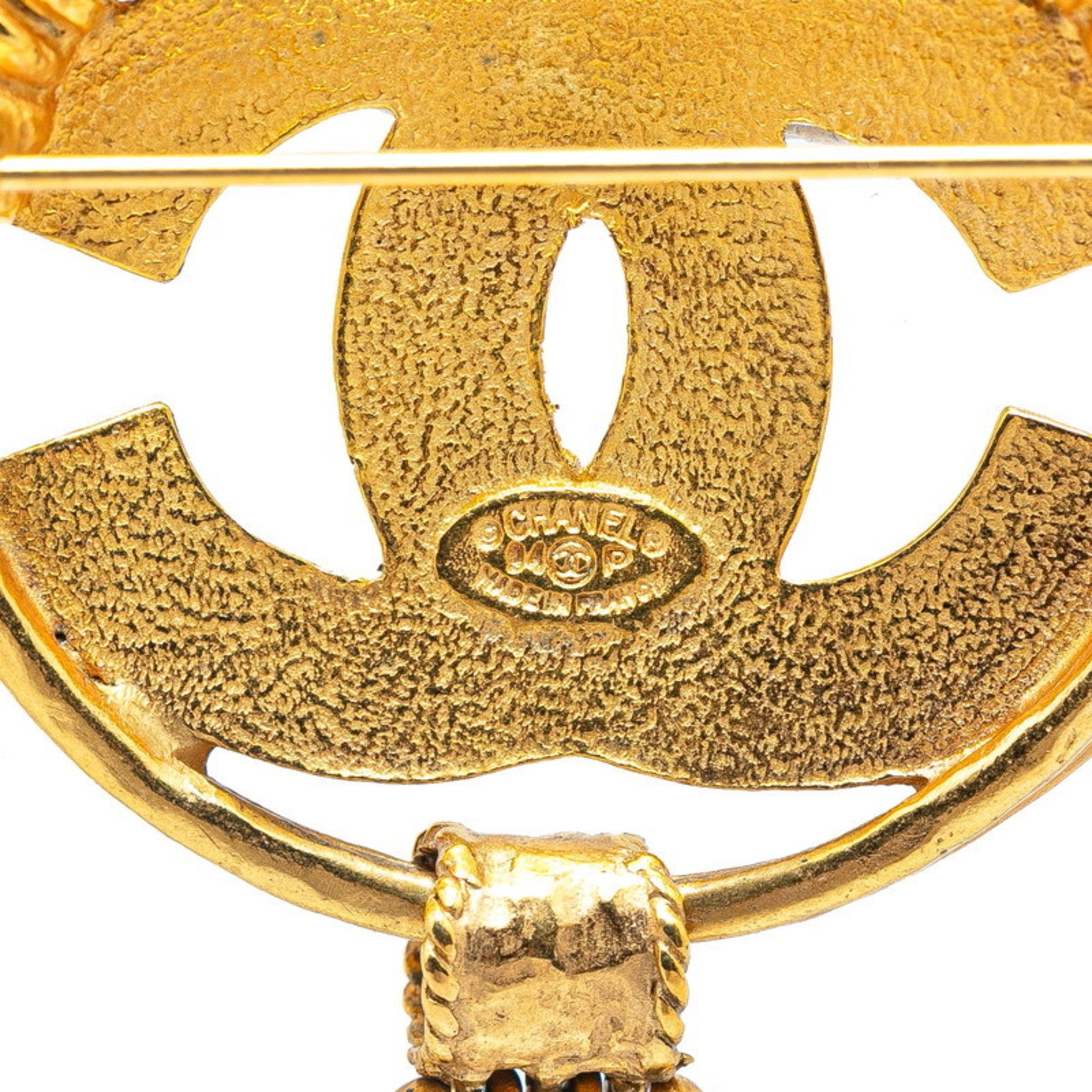 Chanel Coco Mark, Gold, Gold Plated, brooch