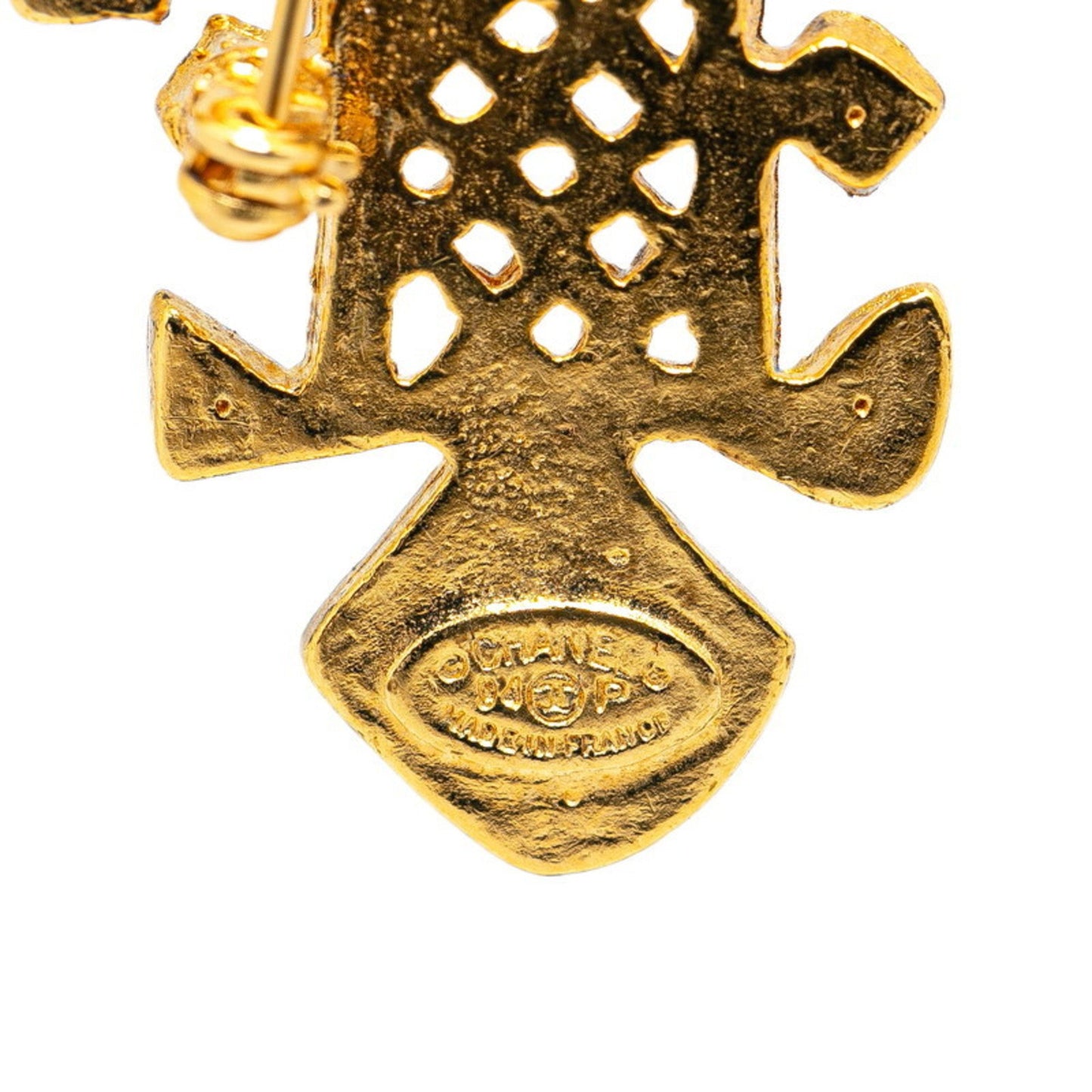 Chanel Coco Mark, Gold, Gold Plated, brooch