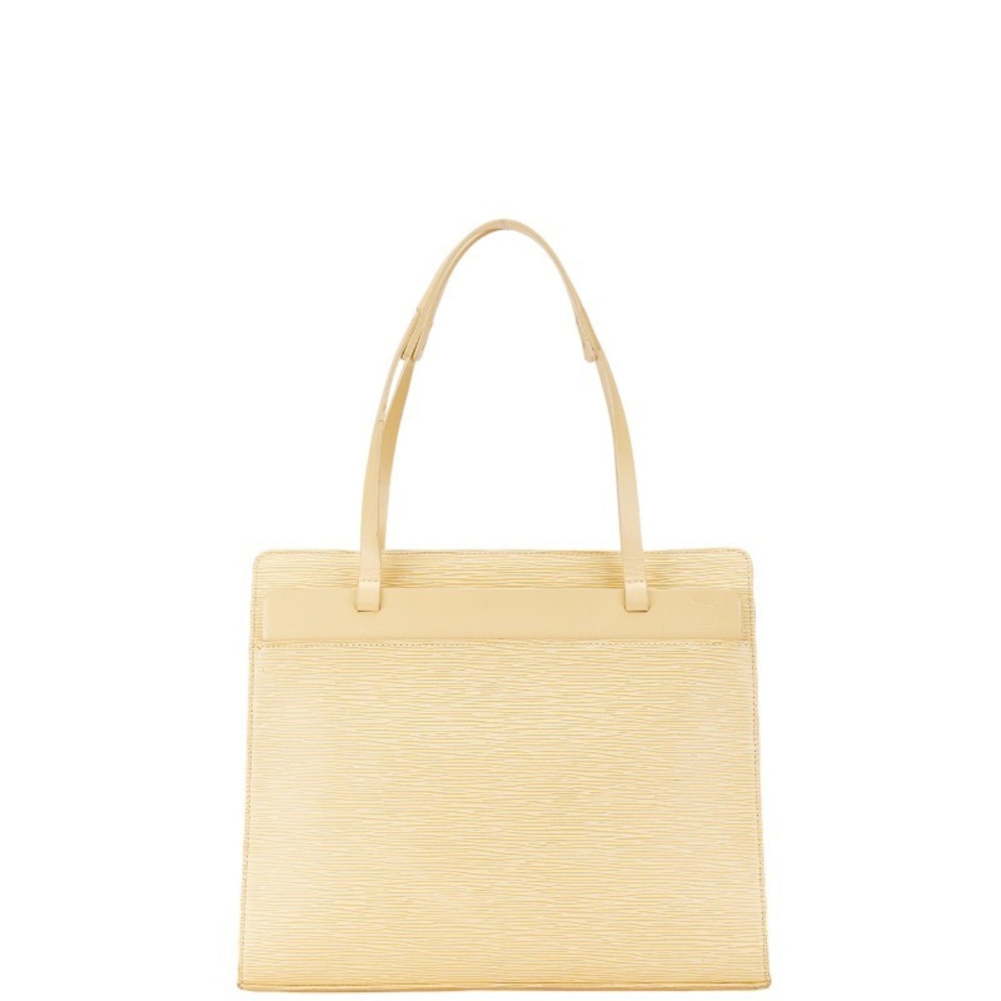 Louis Vuitton Croisette, Beige, Leather, handbag