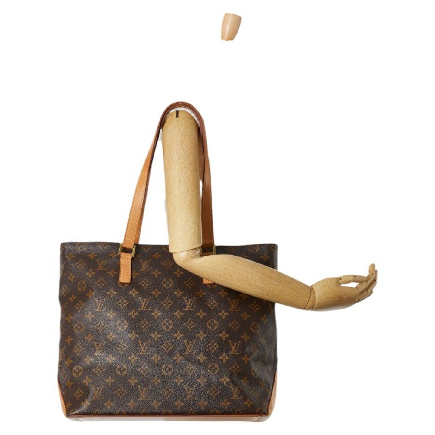 Louis Vuitton Mezzo, Brown, Calfskin, tote