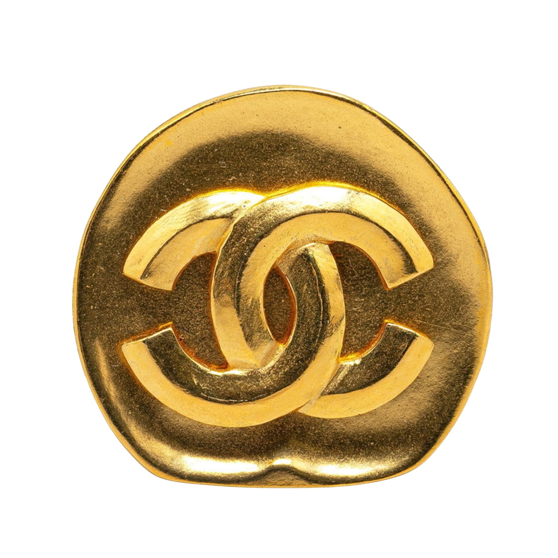 Chanel Coco Mark, Gold, Gold Plated, brooch