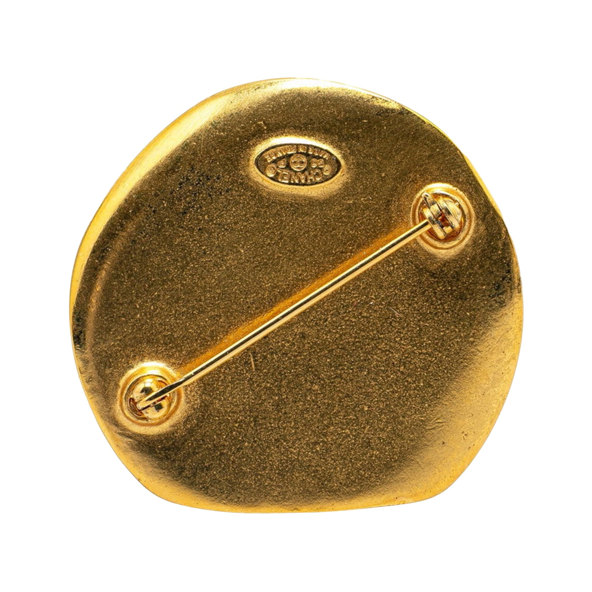 Chanel Coco Mark, Gold, Gold Plated, brooch