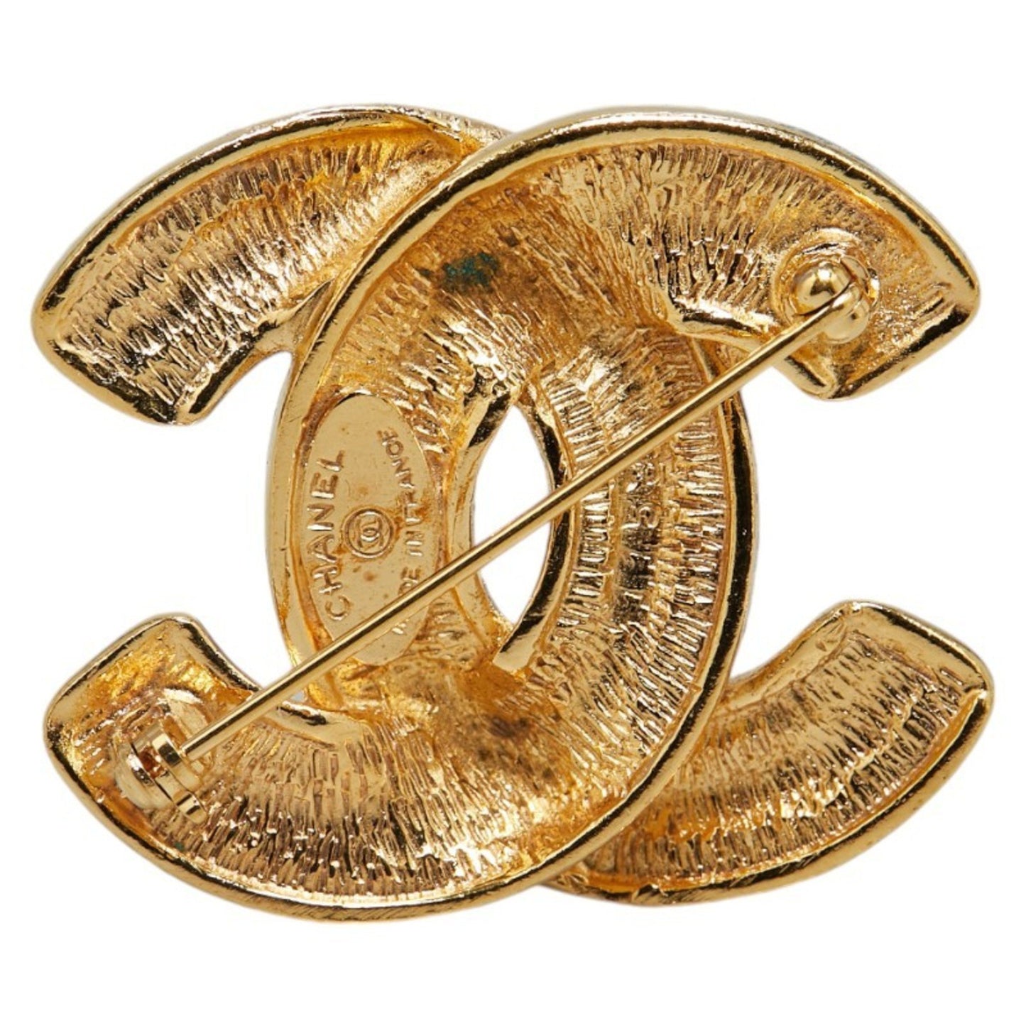 Chanel Coco Mark, Gold, Gold Plated, brooch