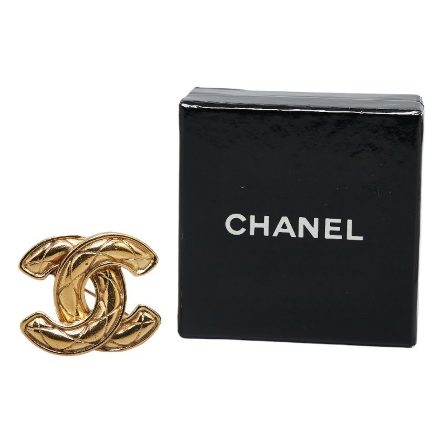 Chanel Coco Mark, Gold, Gold Plated, brooch