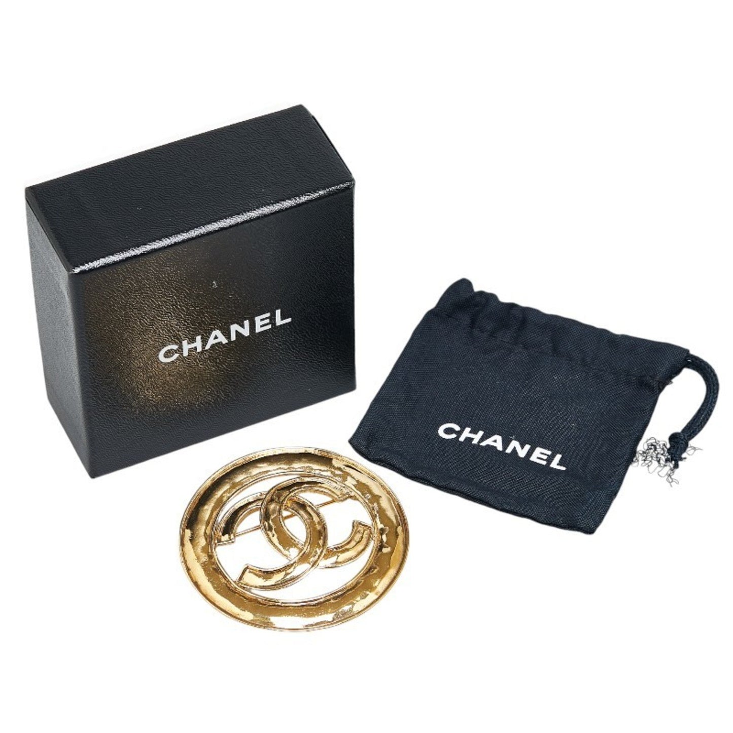 Chanel Coco Mark, Gold, Gold Plated, brooch