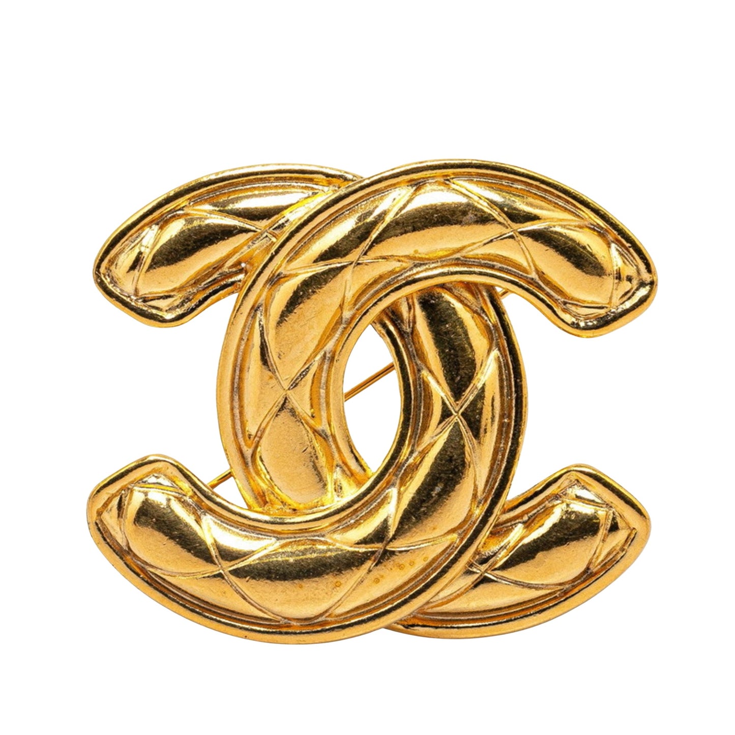 Chanel Coco Mark, Gold, Gold Plated, brooch