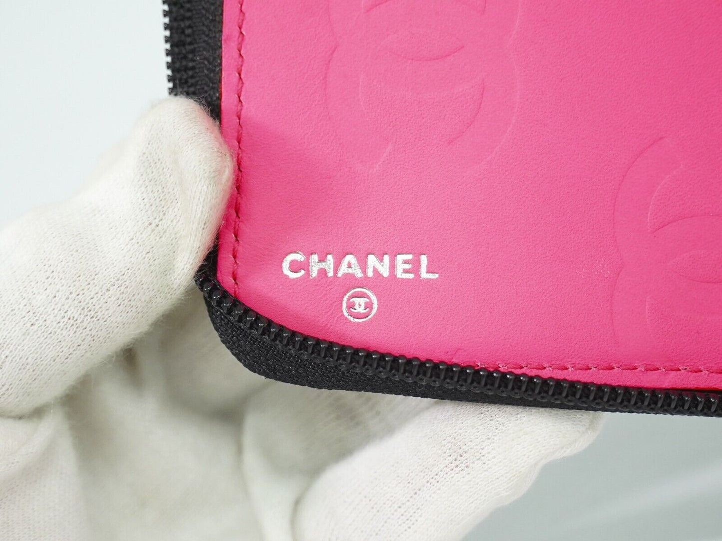 Chanel Cambon line, Black, Leather, wallet