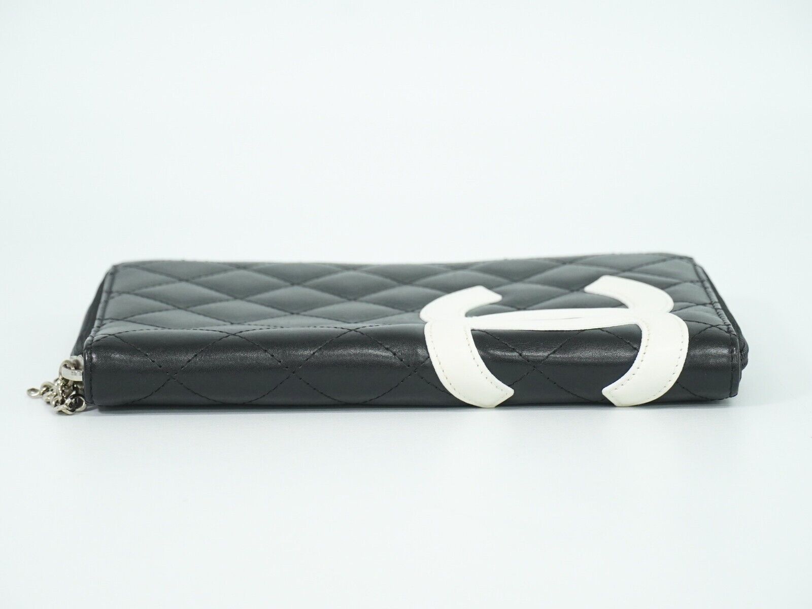 Chanel Cambon line, Black, Leather, wallet