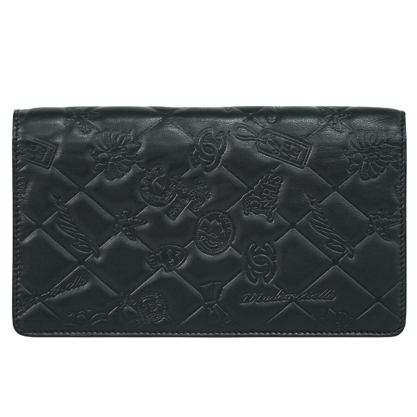 Chanel, Black, Leather, wallet