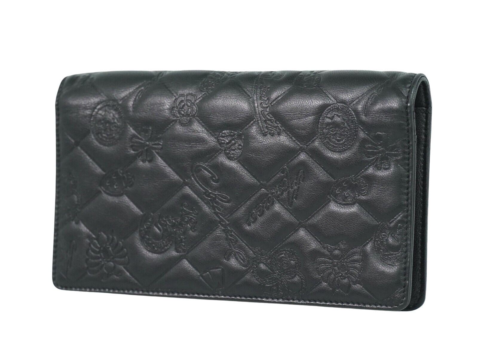 Chanel, Black, Leather, wallet