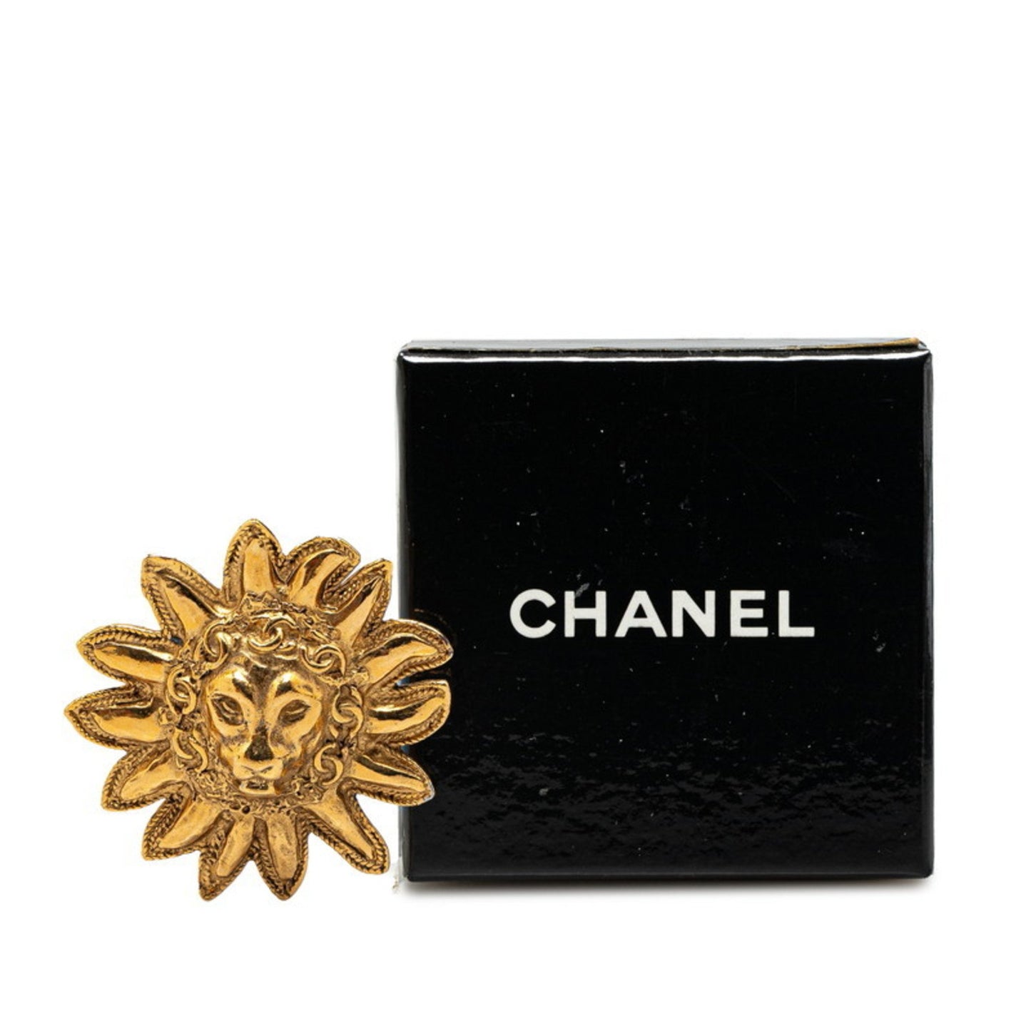 Chanel Coco Mark, Gold, Gold Plated, brooch