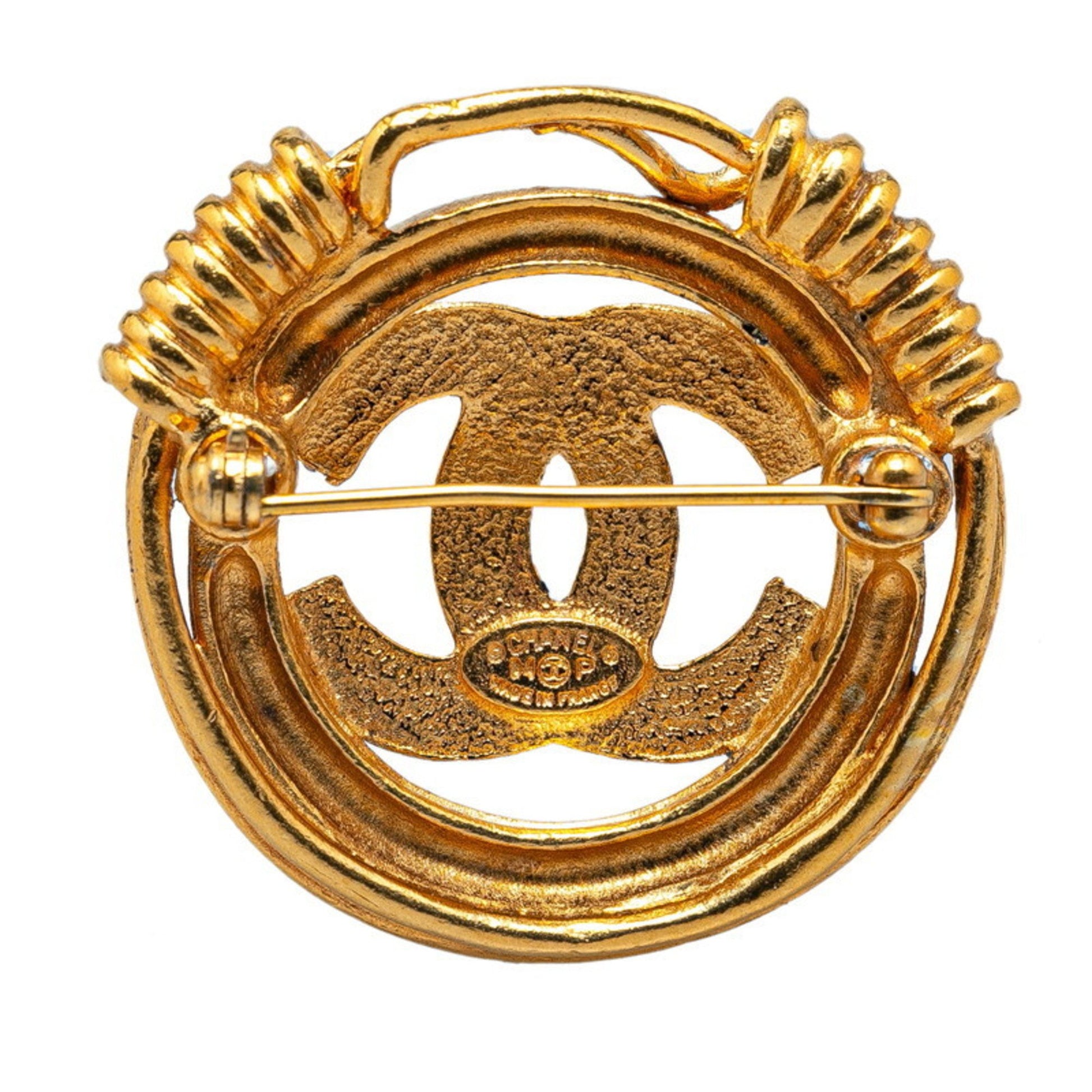 Chanel Coco Mark, Gold, Gold Plated, brooch