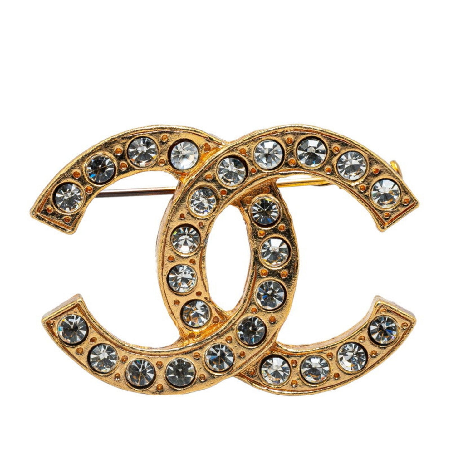 Chanel Coco Mark, Gold, Gold Plated, brooch