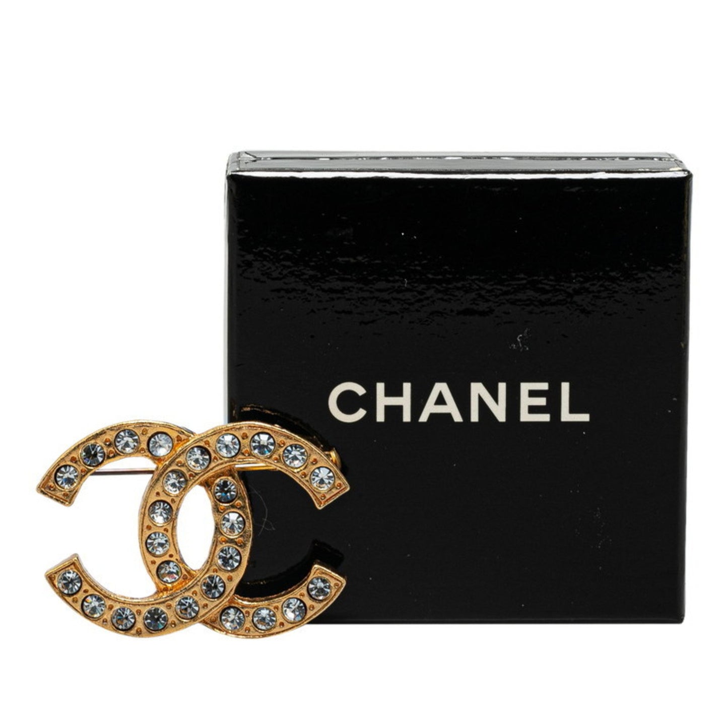 Chanel Coco Mark, Gold, Gold Plated, brooch