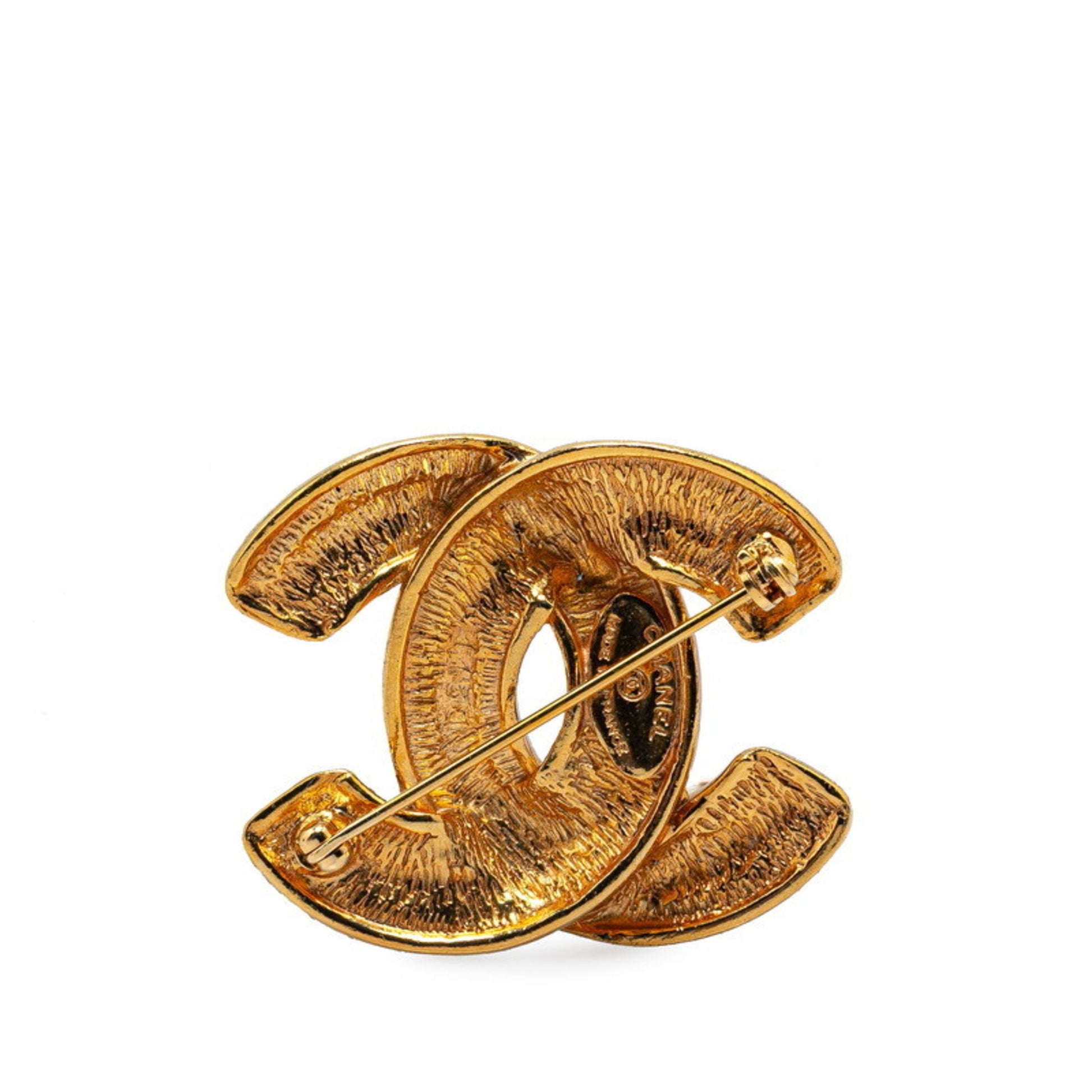 Chanel Coco Mark, Gold, Gold Plated, brooch