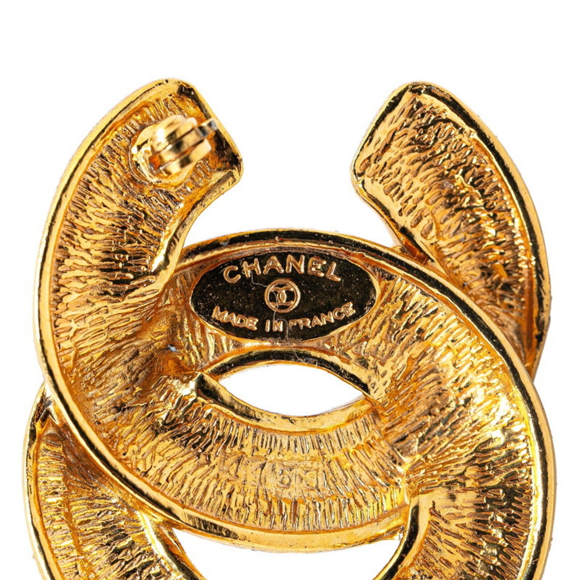 Chanel Coco Mark, Gold, Gold Plated, brooch