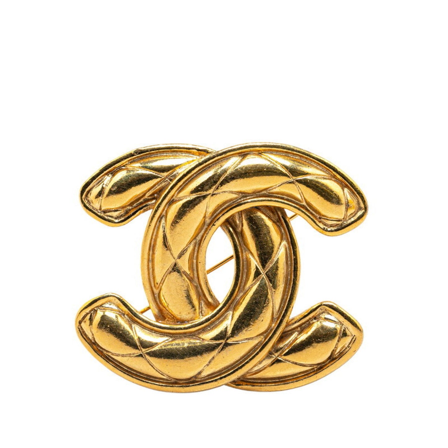 Chanel Coco Mark, Gold, Gold Plated, brooch