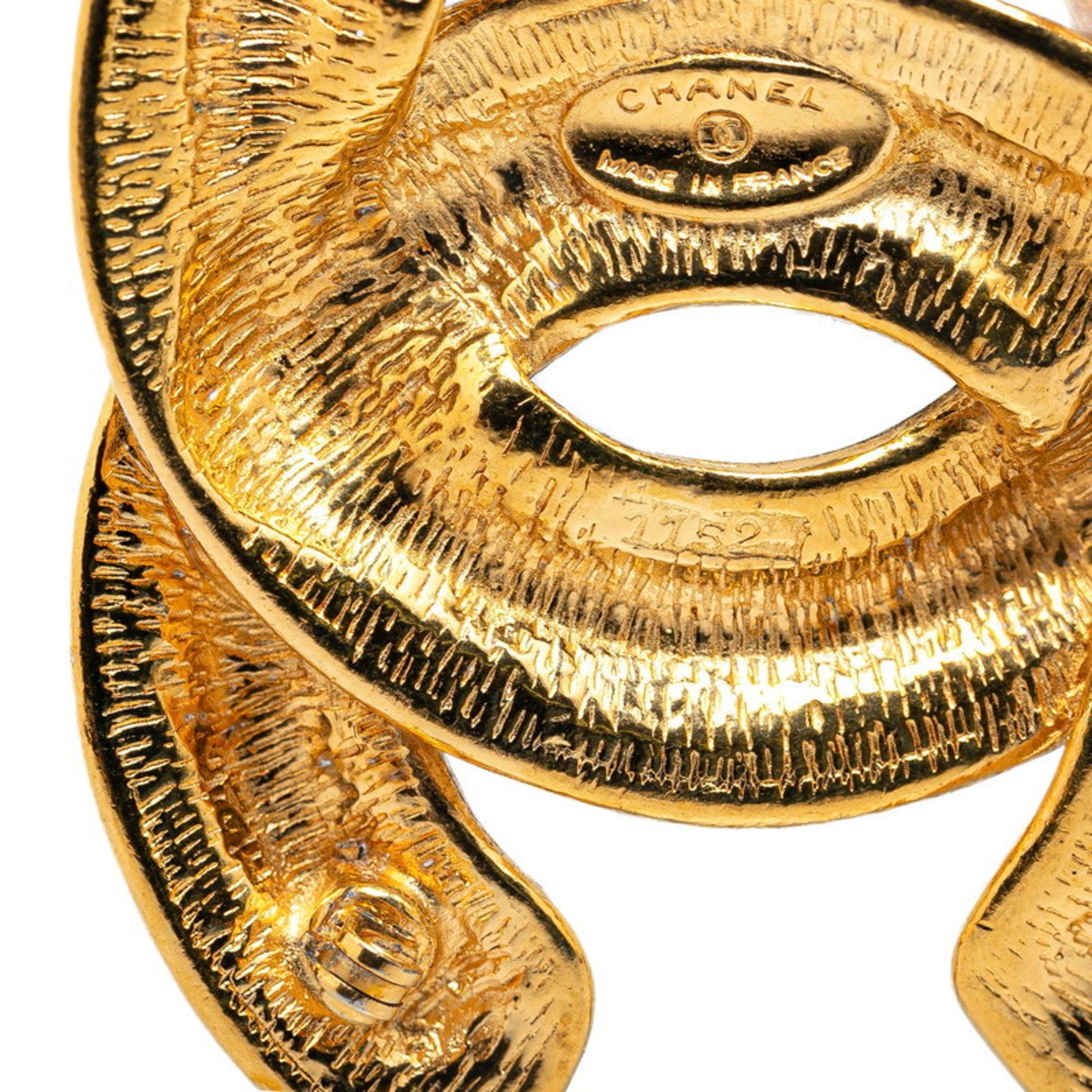 Chanel Coco Mark, Gold, Gold Plated, brooch