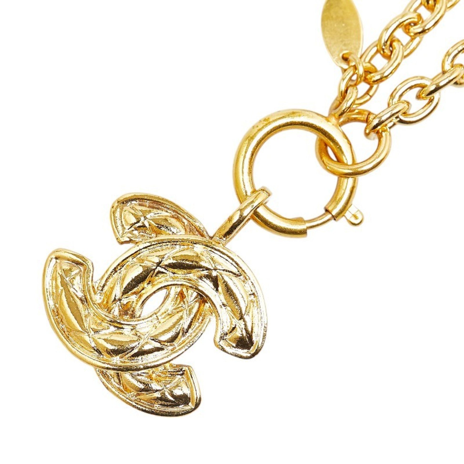 Chanel Coco Mark, Gold, Gold Plated, necklace