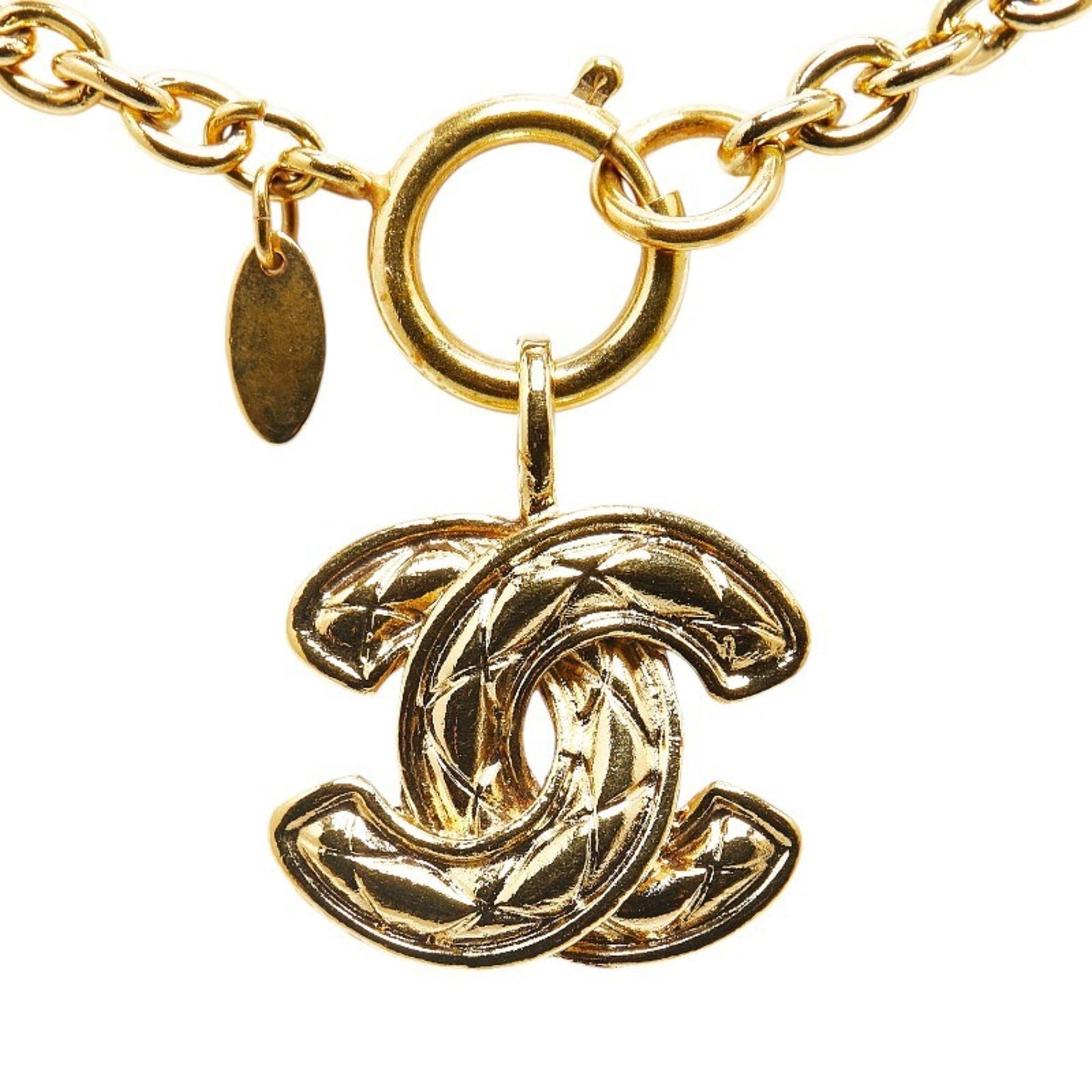 Chanel Coco Mark, Gold, Gold Plated, necklace