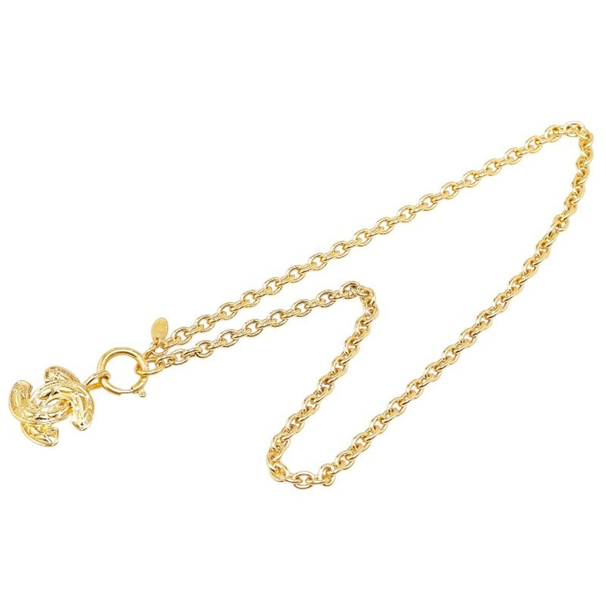 Chanel Coco Mark, Gold, Gold Plated, necklace