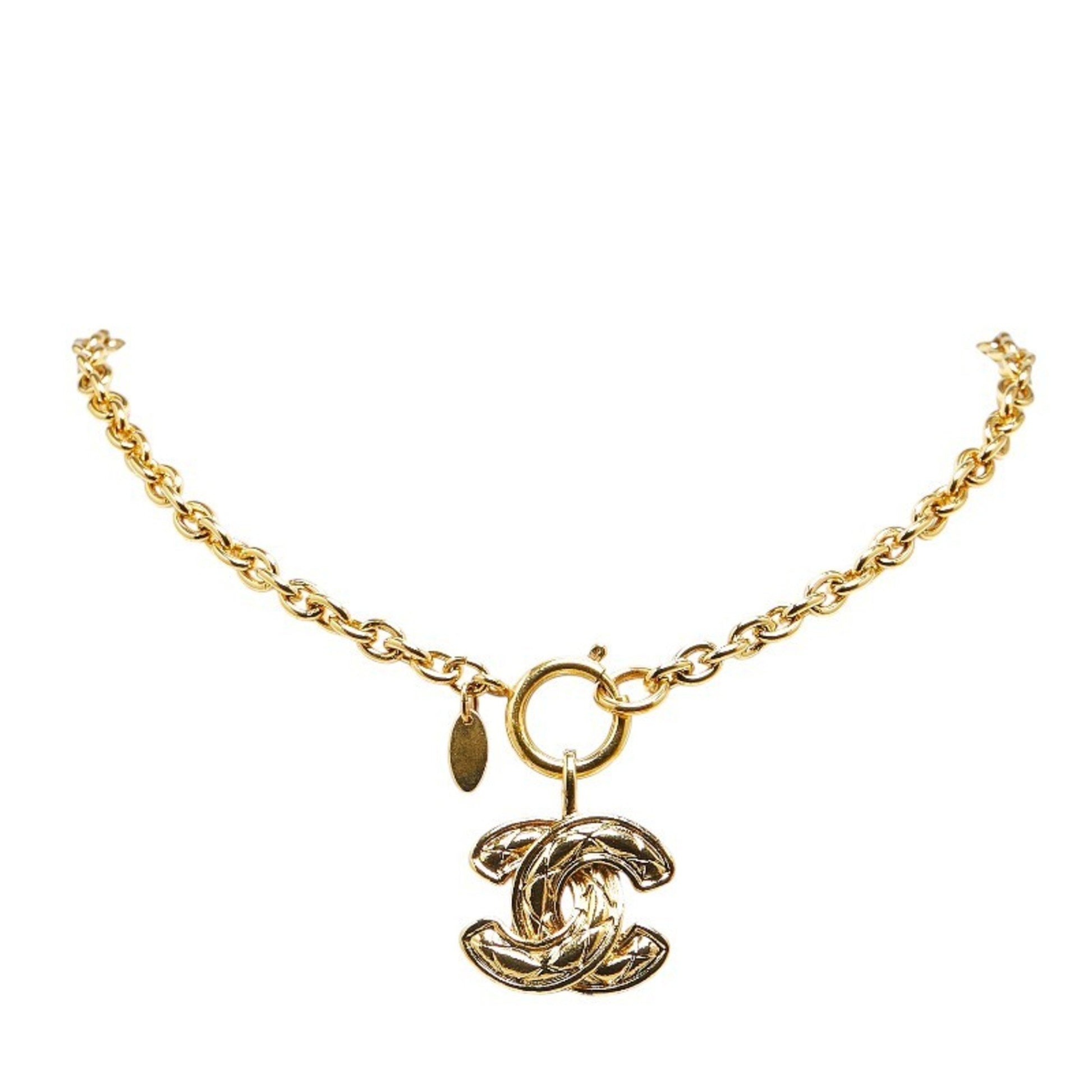 Chanel Coco Mark, Gold, Gold Plated, necklace