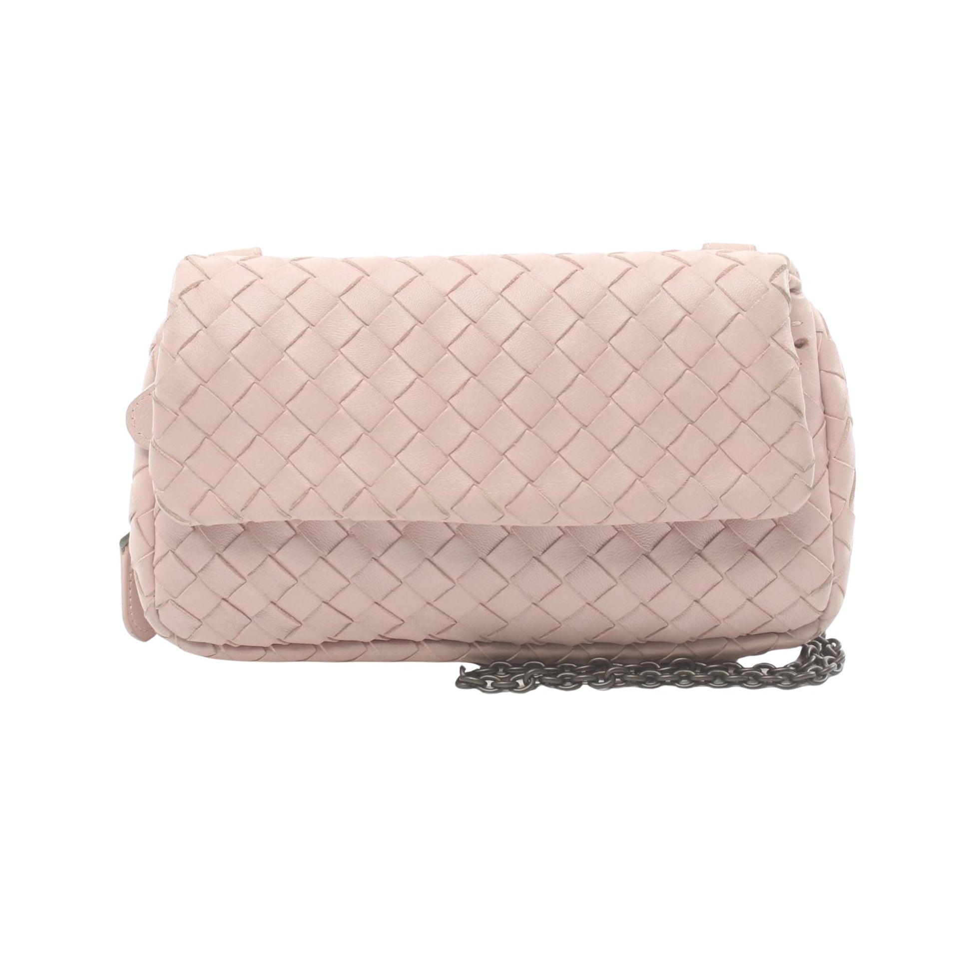 Bottega Veneta Intrecciato, Pink, Leather, shoulder