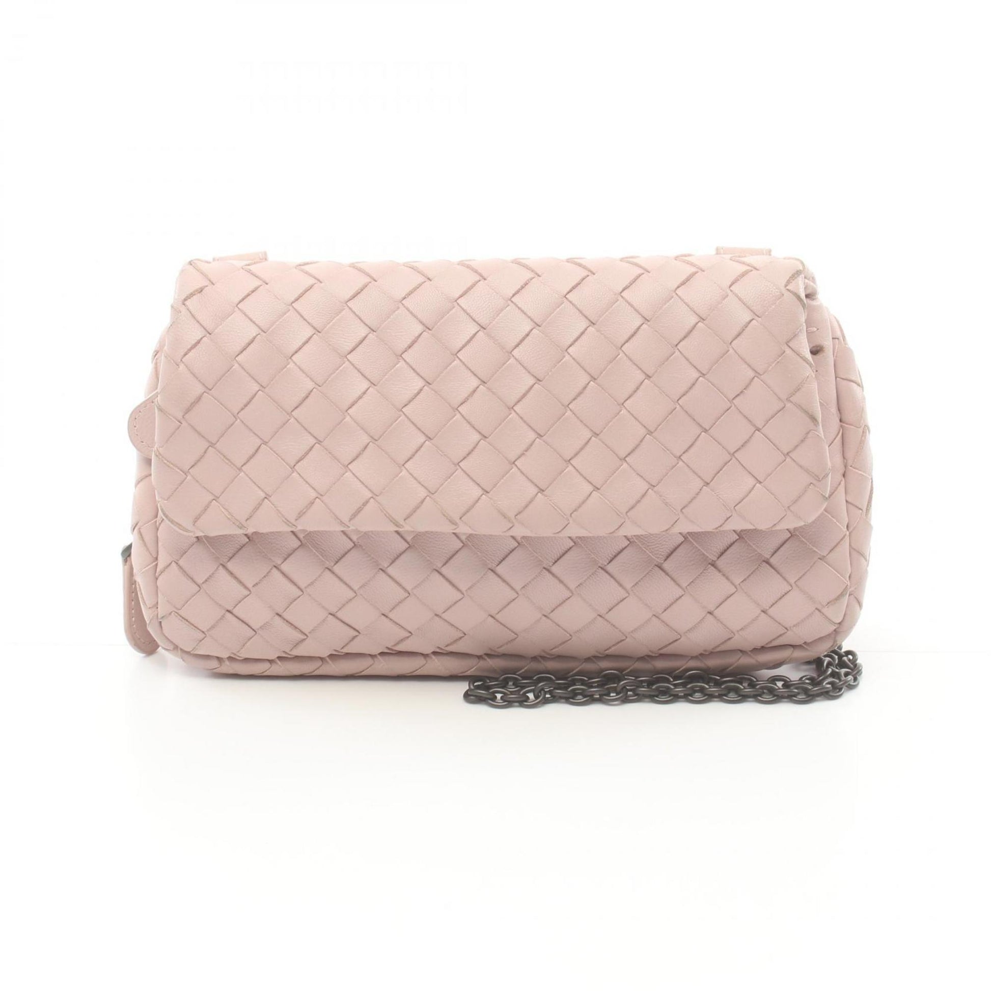 Bottega Veneta Intrecciato, Pink, Leather, shoulder