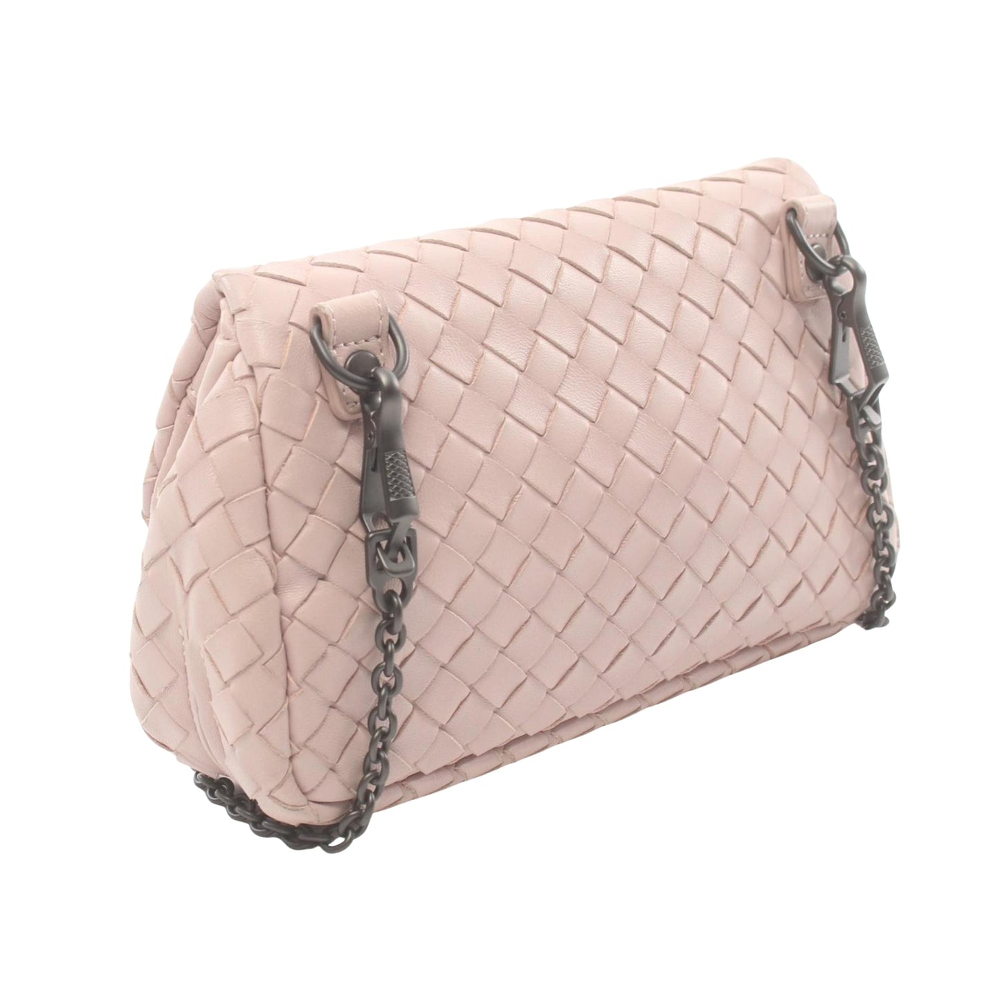 Bottega Veneta Intrecciato, Pink, Leather, shoulder