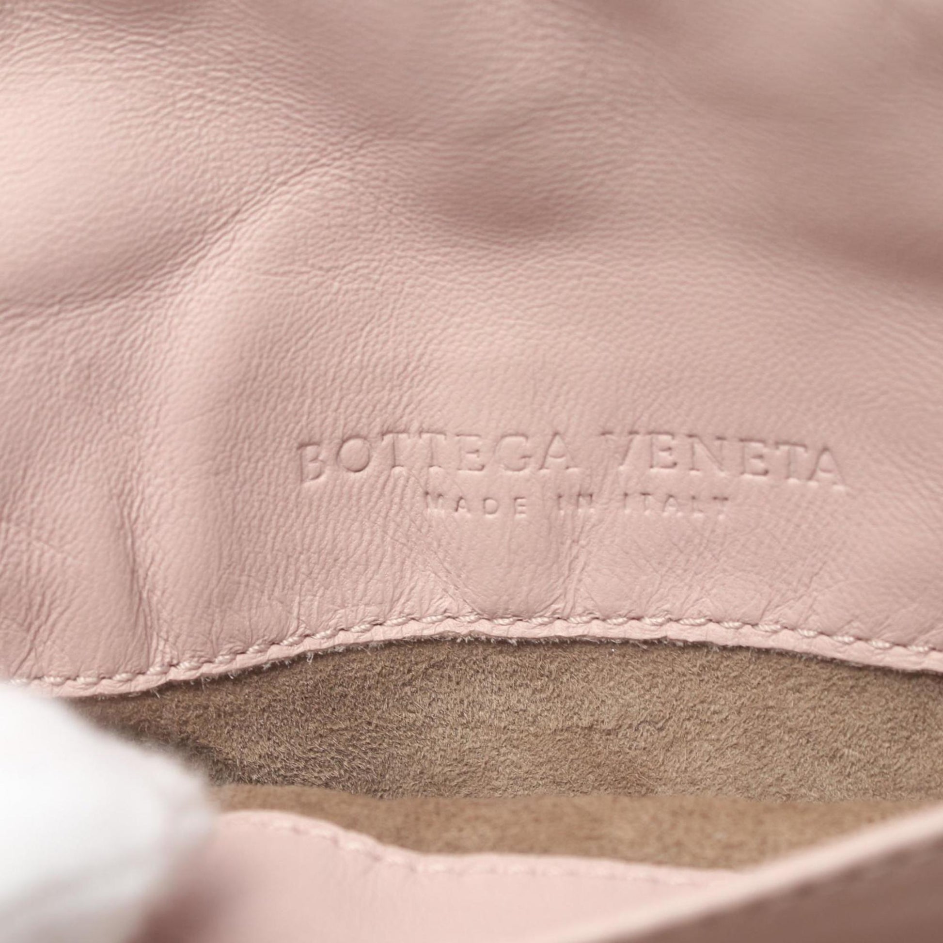 Bottega Veneta Intrecciato, Pink, Leather, shoulder