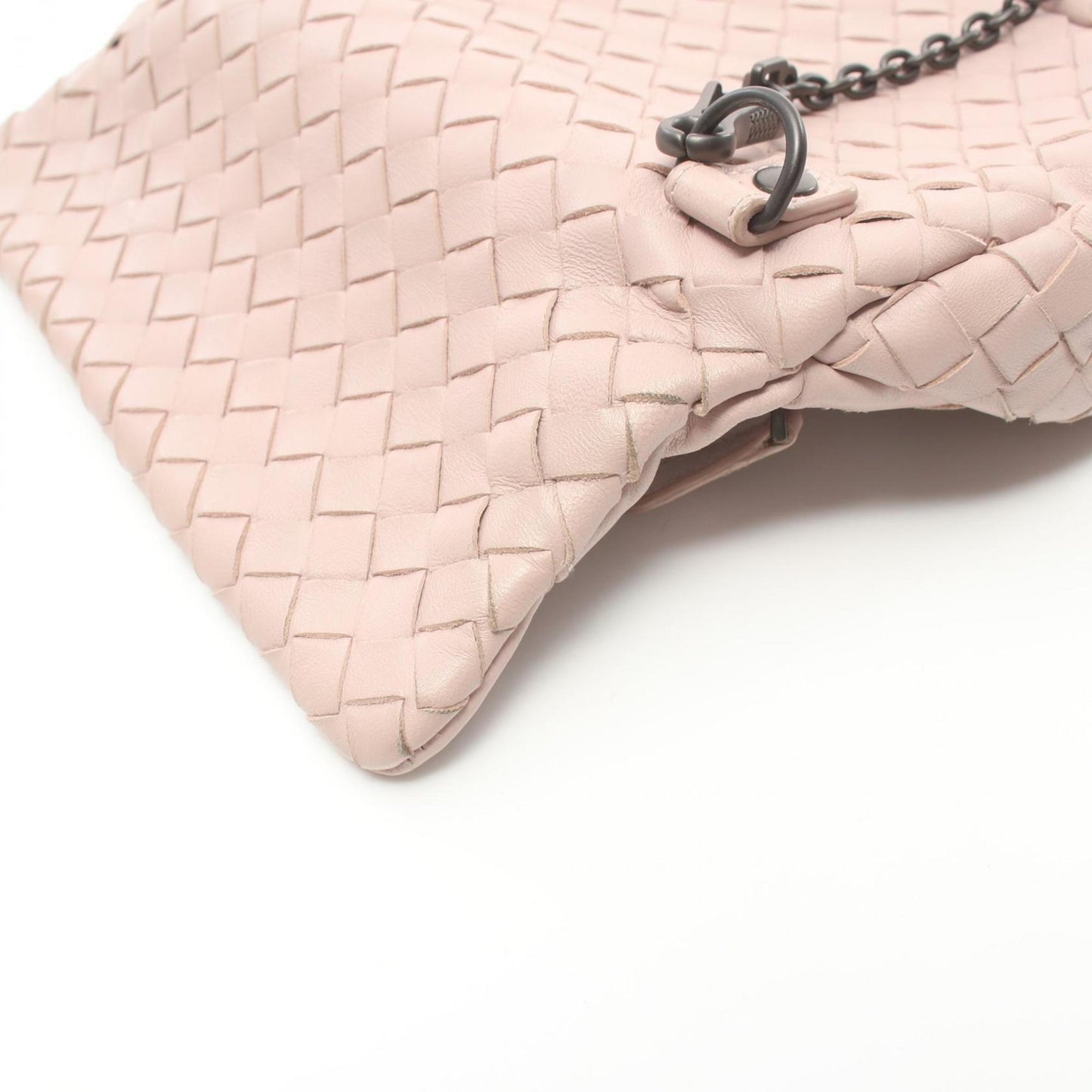 Bottega Veneta Intrecciato, Pink, Leather, shoulder