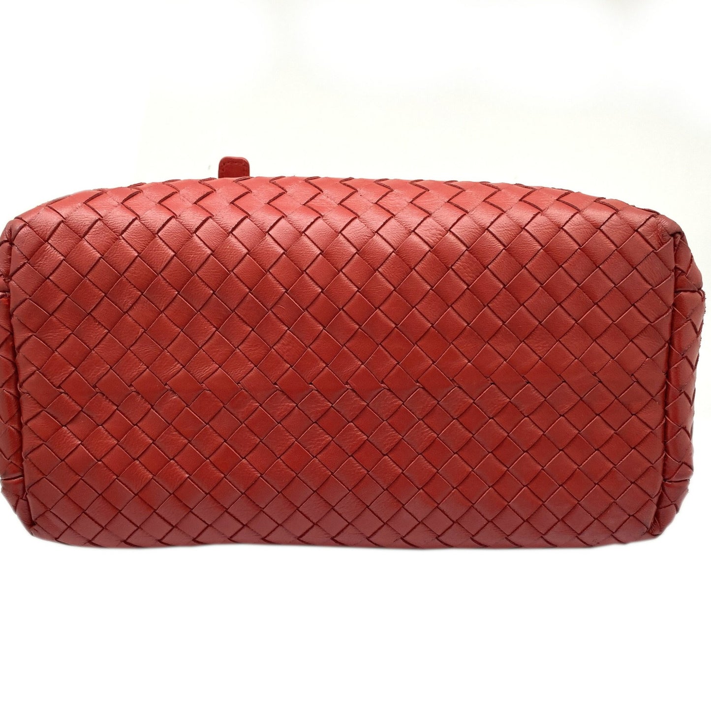 Bottega Veneta, Red, Leather, handbag