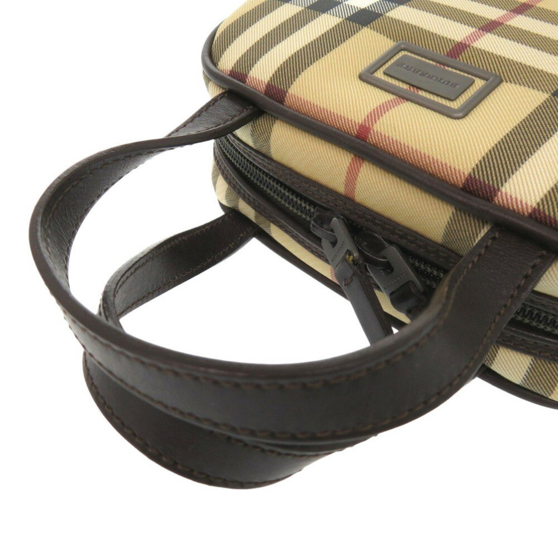 Burberry Nova Check, Beige, Canvas, handbag