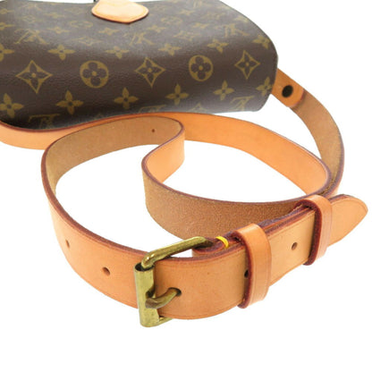 Louis Vuitton Cartouchière, Brown, Canvas, shoulder