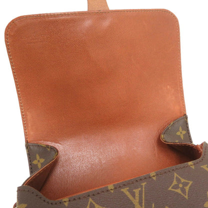Louis Vuitton Cartouchière, Brown, Canvas, shoulder