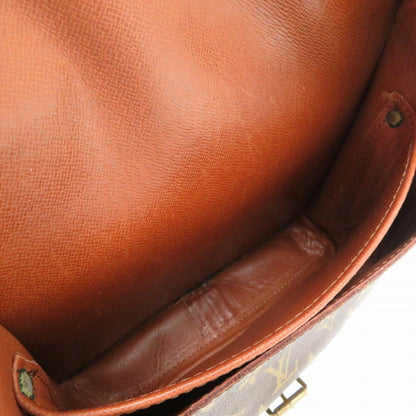 Louis Vuitton Cartouchière, Brown, Canvas, shoulder
