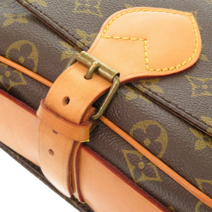 Louis Vuitton Cartouchière, Brown, Canvas, shoulder