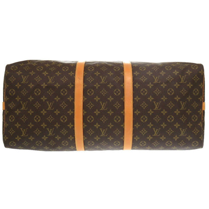 Louis Vuitton Keepall Bandoulière 60, Brown, Canvas, travel