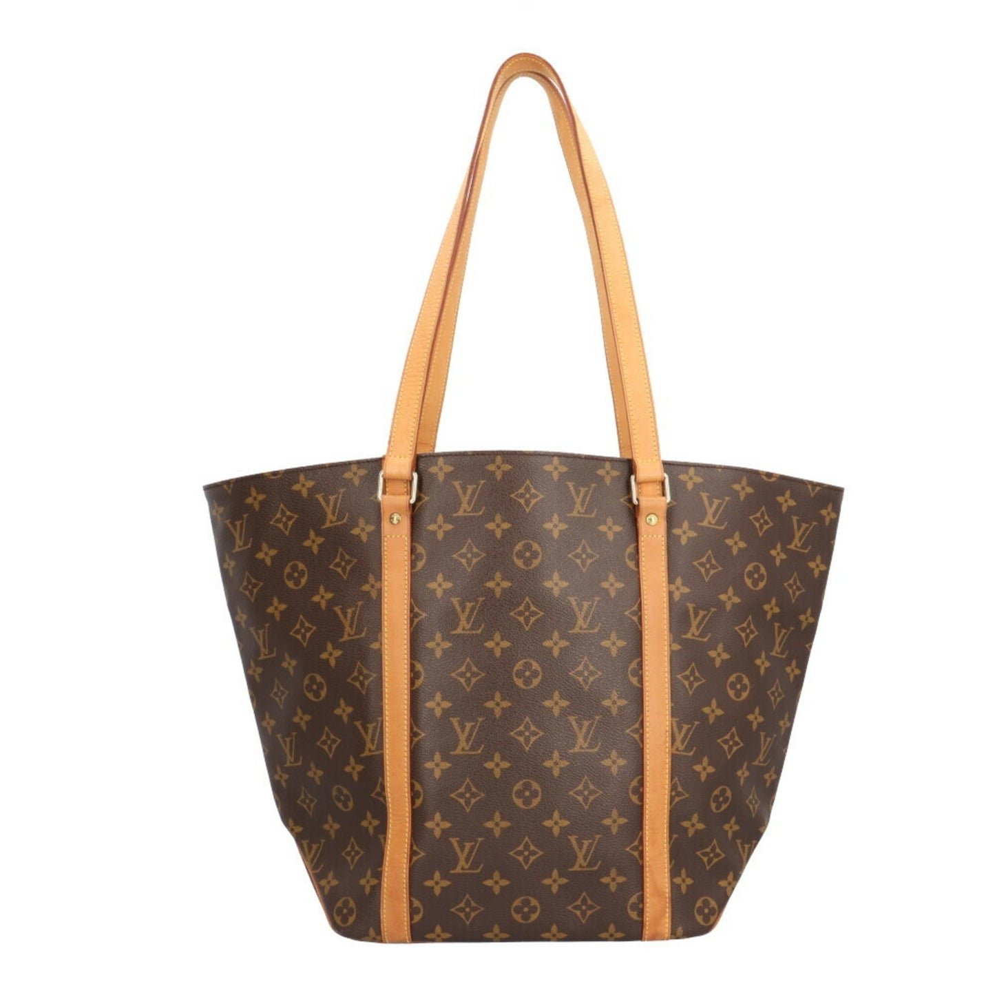 Louis Vuitton Shopping, Brown, Canvas, tote