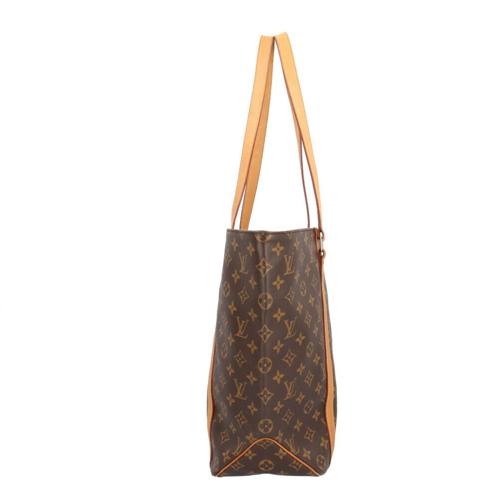 Louis Vuitton Shopping, Brown, Canvas, tote