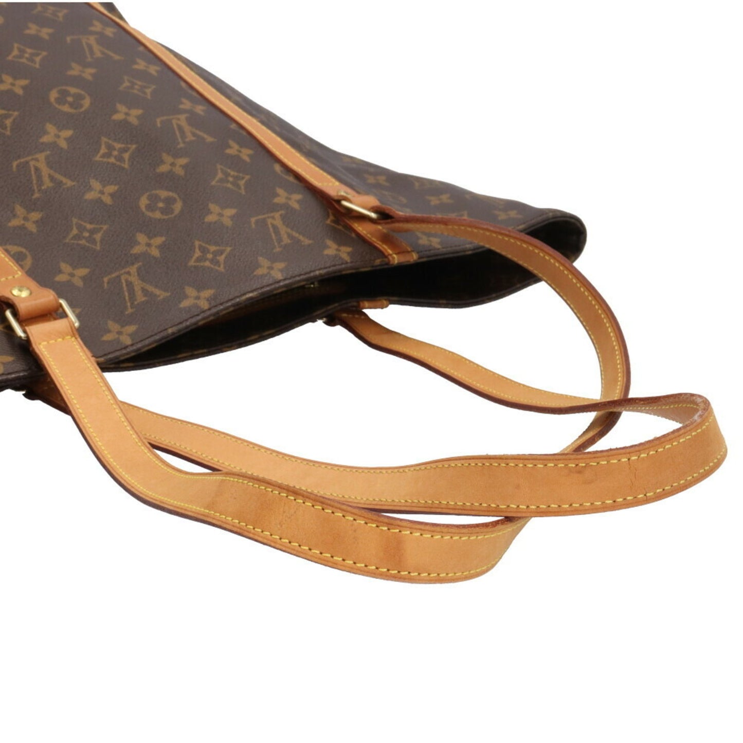 Louis Vuitton Shopping, Brown, Canvas, tote