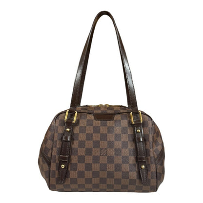 Louis Vuitton Rivington, Brown, Canvas, shoulder