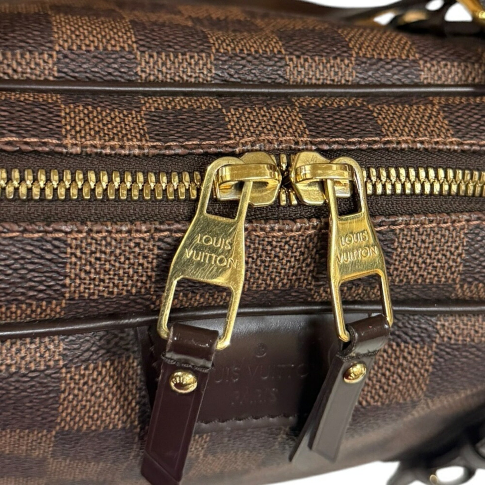 Louis Vuitton Rivington, Brown, Canvas, shoulder