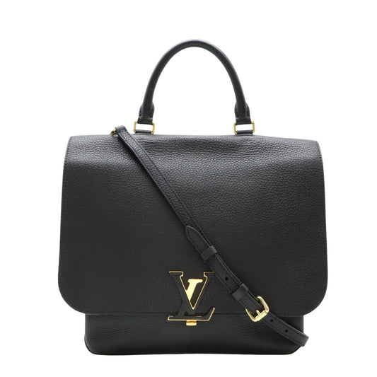 Louis Vuitton Volta, Black, Leather, handbag