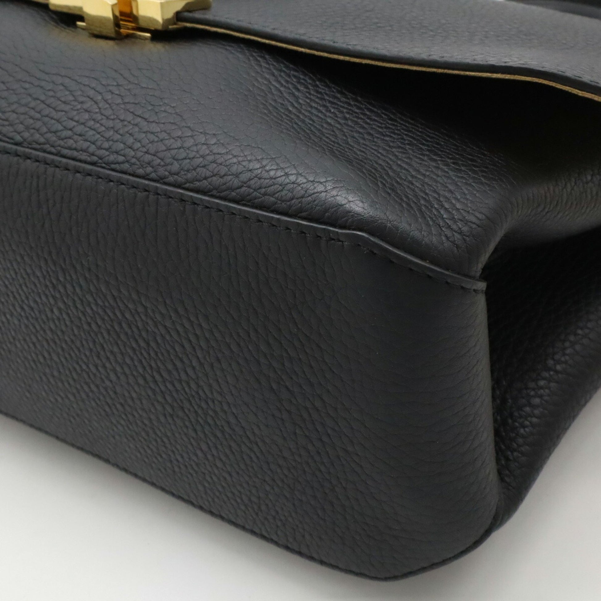 Louis Vuitton Volta, Black, Leather, handbag