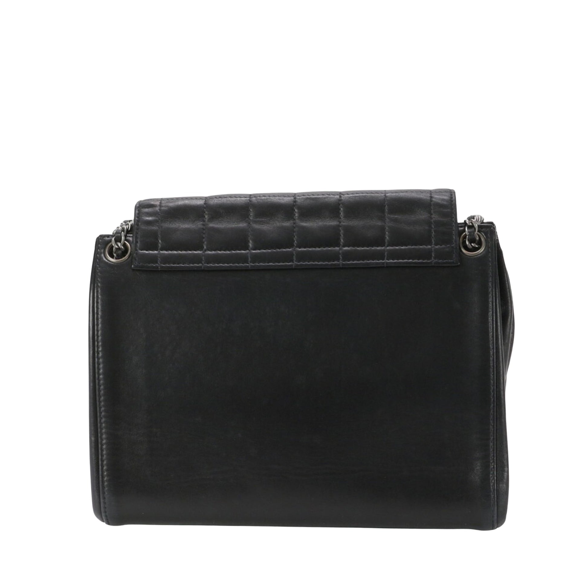 "Chanel 2,55", Black, Leather, shoulder