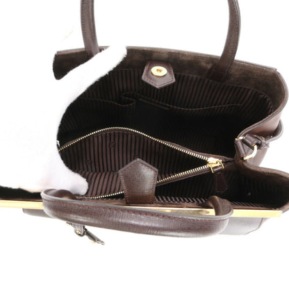 Fendi 2Jours, Brown, Leather, shoulder