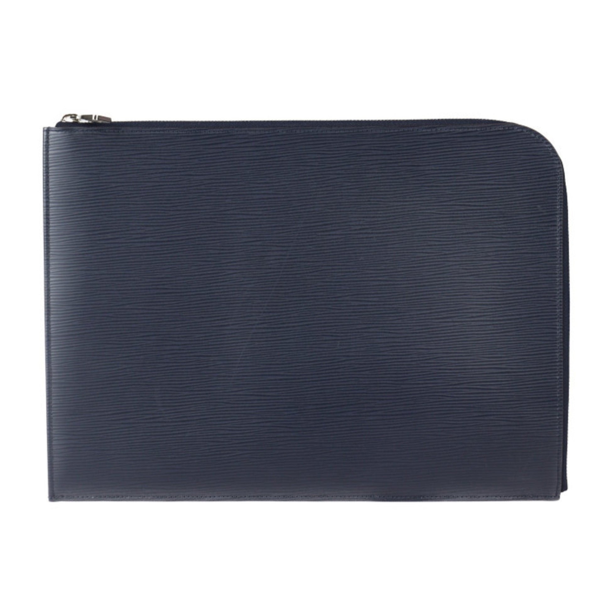 Louis Vuitton Pochette Jour Gm, Navy, Leather, clutch