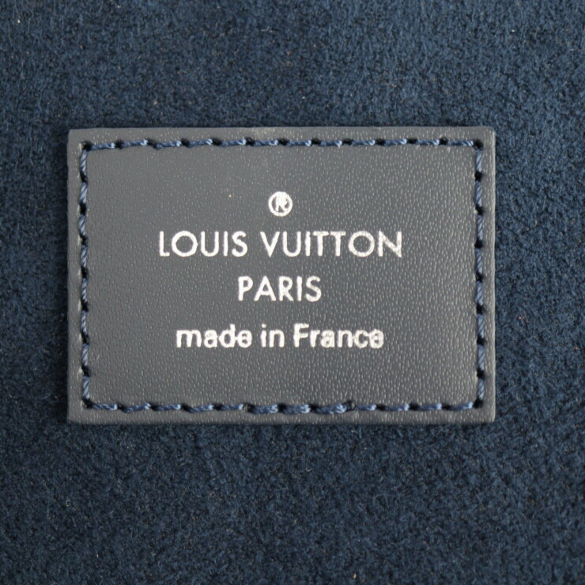 Louis Vuitton Pochette Jour Gm, Navy, Leather, clutch